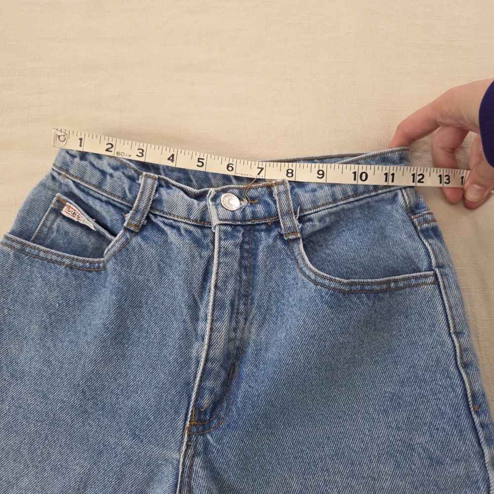 Vintage Guess 24 Inch Waist Blue Jeans Kids 14 Petite Womens - Picture 4 of 10